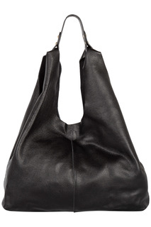 Черная сумка-хобо La Reine Blanche