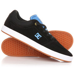 Кеды кроссовки DC Crisis Shoe Black/Black/Blue
