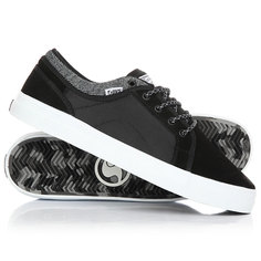 Кеды кроссовки DVS Aversa+ Black White Suede