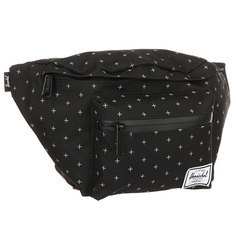 Сумка поясная Herschel Seventeen Black Gridlock