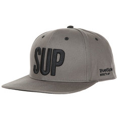 Бейсболка с прямым козырьком TrueSpin Shorty Sup Grey