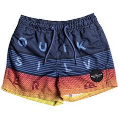 Шорты пляжные детские Quiksilver Wordblkby11 K Jamv Bright Cobalt