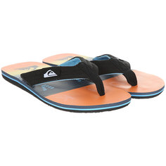 Вьетнамки Quiksilver Molokai Layback Black/Orange/Blue