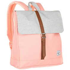 Рюкзак Herschel City Mid-Volume Peach/Light Grey Crosshatch/Tan Synthetic Leather