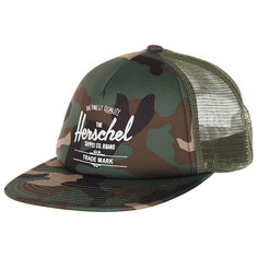 Бейсболка с сеткой Herschel Whaler Mesh Woodland Camo