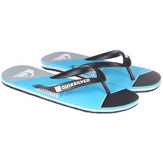 Вьетнамки Quiksilver Moloslashfadelo Black/Blue/Grey