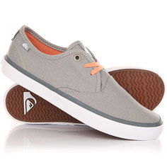 Кеды кроссовки низкие детские Quiksilver Shorebreak Youth Grey/Grey/White