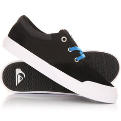 Кеды кроссовки низкие детские Quiksilver Verant Youth Black/Blue/White