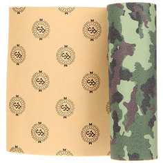 Шкурка для скейтборда для скейтборда Footwork Camo Green Die-cut Лого Green