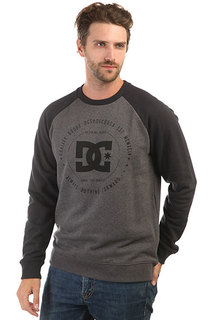 Свитшот DC Rebuilt Crew Black/Charcoal Heat