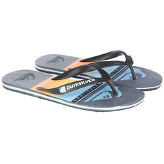 Вьетнамки Quiksilver Molohighlinslab Black/Grey/Blue