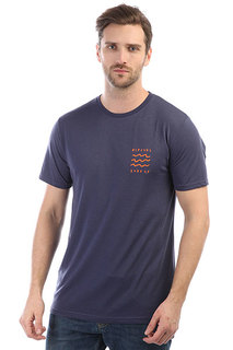 Футболка Rip Curl Funicon Chest Tee Blue Indigo