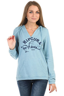 Толстовка кенгуру женская Rip Curl Salty Waves Niagara Blue