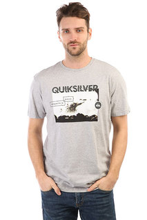 Футболка Quiksilver Ssclablackhoriz Athletic Heather