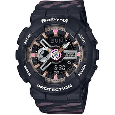 Кварцевые часы женские Casio G-Shock Baby-g Baby-g ba-110ch-1a Black