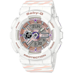 Кварцевые часы женские Casio G-Shock Baby-g ba-110ch-7a White