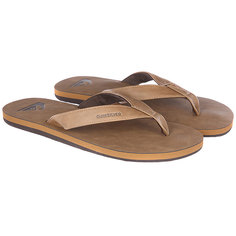 Вьетнамки Quiksilver Molokai Nubuck Tan - Solid