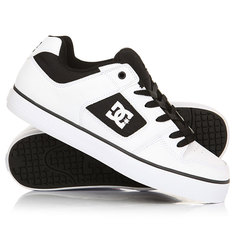 Кеды кроссовки низкие женские DC Pure White/Black/White