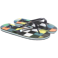 Вьетнамки Quiksilver Molokairesinchk Black/Blue/Green