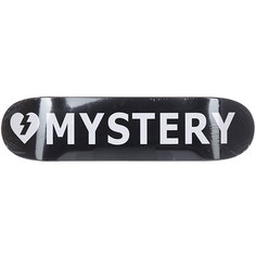 Дека для скейтборда для скейтборда Mystery Logo Black/White