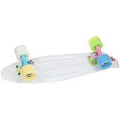 Скейт мини круизер Пластборды Dragee 6 X 22.5 (57.2 См) Multicolored White