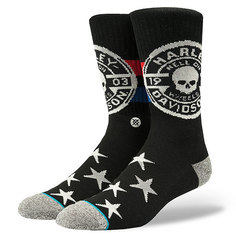 Носки высокие Stance Harley Davidson Hell On Wheels Black