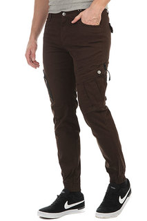 Штаны прямые Skills Asymmetric Pants Brown
