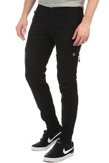 Штаны прямые Skills Asymmetric Pants Black