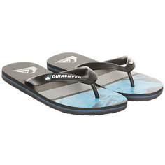 Вьетнамки детские Quiksilver Mololavadivisyt Black/Blue/Grey
