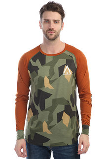 Термобелье (верх) Colour Wear Base Asymmetric Olive