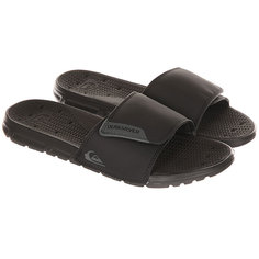 Шлепанцы Quiksilver Amphibslide Adj Black/Black/Grey