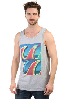 Майка Quiksilver Finfanatictank Athletic Heather