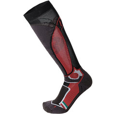 Носки высокие Mico Official Ita Ski Socks Black/Red Mi&Co