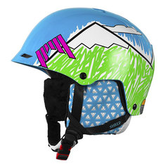 Шлем для сноуборда Shred Half Brain D-lux Needmoresnow Navy Blue/Green