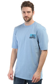 Футболка Quiksilver Larhuness Silver Lake Blue