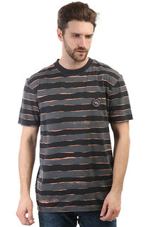 Футболка Quiksilver Ssallprintmadwa Black Mad Max Stripe