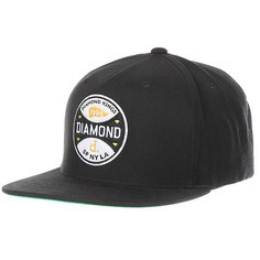 Бейсболка классическая Diamond Kings Snapback Black