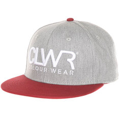 Бейсболка с прямым козырьком CLWR Clwr Cap Grey Melange