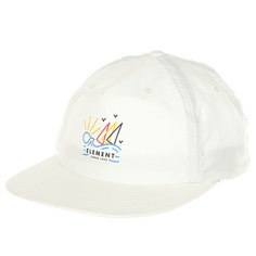 Бейсболка с прямым козырьком Element Frame Cap Off White