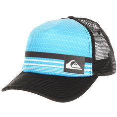 Бейсболка с сеткой Quiksilver Foambition Atomic Blue