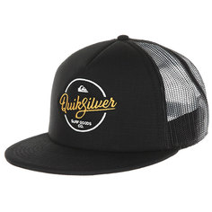 Бейсболка с сеткой Quiksilver Turnstyles Black