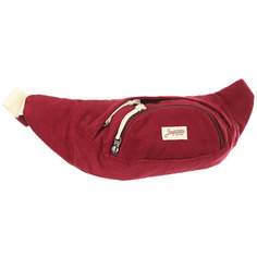 Сумка поясная Запорожец Velveteen Waist Bag Bordeaux