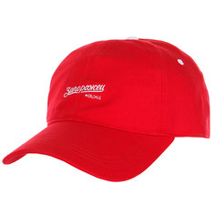 Бейсболка классическая Запорожец Logo 2 Red