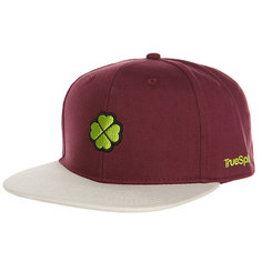 Бейсболка с прямым козырьком TrueSpin Shamy 2018 Bordeaux/Beige