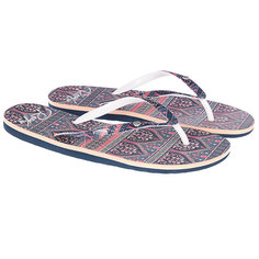 Вьетнамки женские Roxy Portofino Ii Blue Print