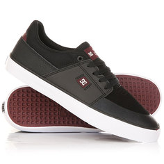 Кеды кроссовки низкие DC Wes Kremer Black/Oxblood