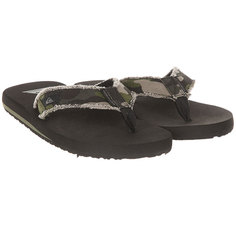 Вьетнамки детский Quiksilver Monkey Abyss Yt Green/Brown/Black