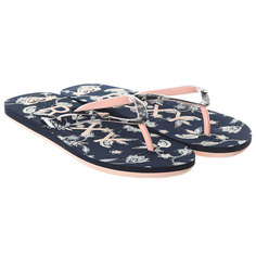 Вьетнамки детские Roxy Rg Pebbles Vi Navy