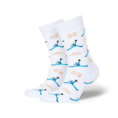 Носки средние 1/6 23 Февраля Джордан-матрос Белый