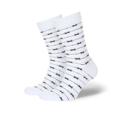 Носки средние 1/6 Проволока Белый